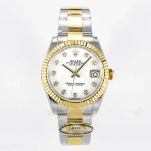 DateJust 31 278273 ARF 904L Steel White MOP Dial on SS/YG Oyster Bracelet ETA 2688