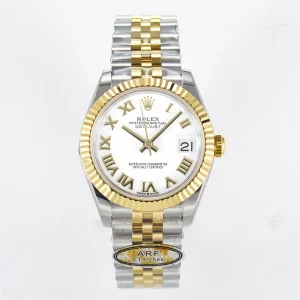 DateJust 31 278273 ARF 904L Steel White Roman Dial on SS/YG Jubilee Bracelet ETA 2688