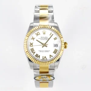 DateJust 31 278273 ARF 904L Steel White Roman Dial on SS/YG Oyster Bracelet ETA 2688