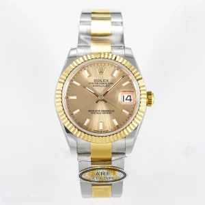 DateJust 31 278273 ARF 904L Steel YG Dial Stick Marker on SS/YG Oyster Bracelet ETA 2688