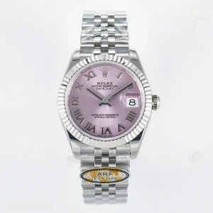 DateJust 31 278274 ARF 904L Steel Pink Roman Dial on SS Jubilee Bracelet ETA 2688