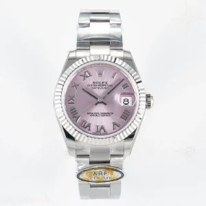 DateJust 31 278274 ARF 904L Steel Pink Roman Dial on SS Oyster Bracelet ETA 2688