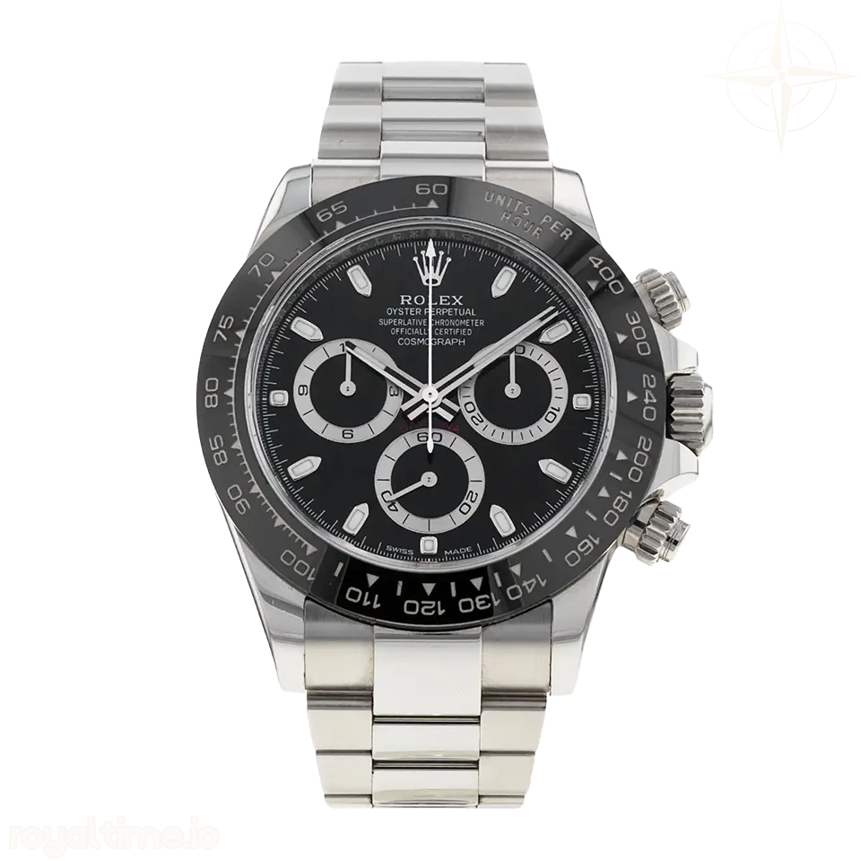 Cosmograph Daytona 116500 VF 904L Stainless Steel Black Dial DD4130