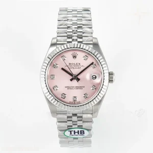 DateJust 31 278274 THBF 904L Steel RG Diamond Dial on SS Jubilee Bracelet HZ Cal.2236