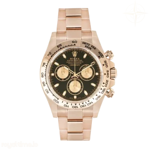 Cosmograph Daytona 116505 VF 904L Stainless Steel Black Dial on Rose Gold Bracelet DD4130