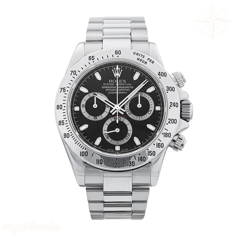 Cosmograph Daytona 116520 VF 904L Stainless Steel Black Dial DD4130