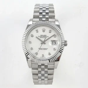 DateJust 41 126334 QF 904L Steel White MOP Dial on Jubilee Bracelet QF3235 (149g)