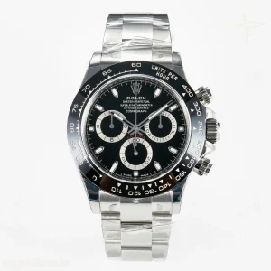 Daytona 116500 VSF 904L Steel Black Dial on SS Bracelet DD4130