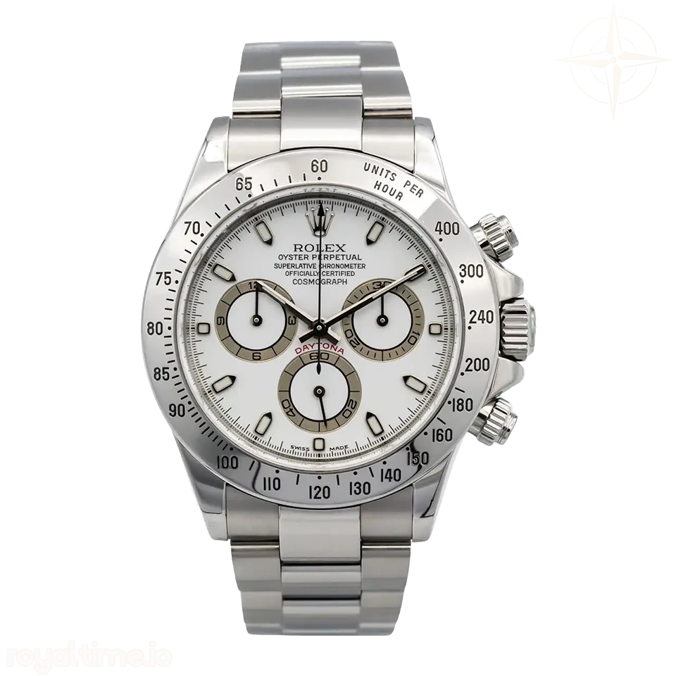 Cosmograph Daytona 116520 VF 904L Stainless Steel White Dial DD4130