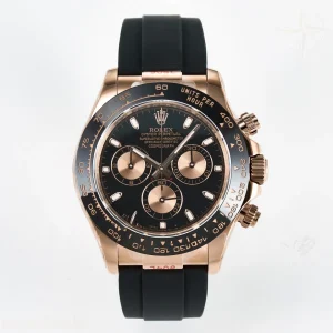 Daytona 116515 QF Black/RG Dial on Oysterflex Strap SH4130 V11(Gain Weight)