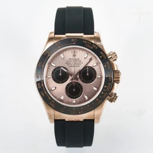 Daytona 116515 QF RG/Black Dial on Oysterflex Strap SH4130 V11(Gain Weight)
