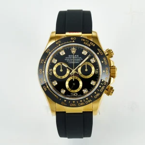 Daytona 116518 QF Black/YG Dial on Oysterflex Strap SH4130 V11(Gain Weight)