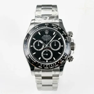 Daytona 126500 VSF 904L Steel Black Dial on SS Bracelet DD4131