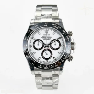Daytona 116500 VSF 904L Steel White Dial on SS Bracelet DD4130