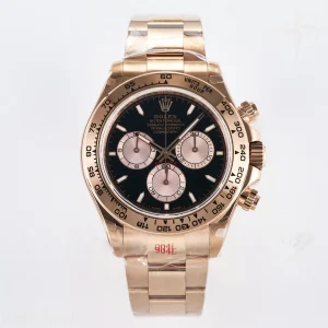 Daytona 126505 QF Black/RG Dial on RG Bracelet SH4131 V5
