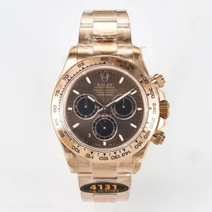 Daytona 126505 QF Brown Dial Stick Markers On RG Bracelet SH4131 V6(Gain Weight)