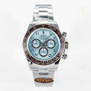 Daytona 126506 Arabic QF Ice Blue Dial on SS Bracelet SH4131 V6 (Gain Weight)