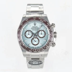Daytona 126506 Clean 904L Steel Ice Blue Dial Lume Markers on SS Bracelet SH4131