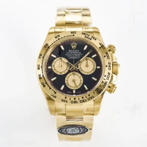 Daytona 126508 Clean Black/YG Dial on YG Bracelet SH4131