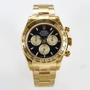 Daytona 126508 QF Black/YG Dial on YG Bracelet SH4131 V5