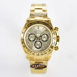 Daytona 126508 YG QF YG/Black Dial Crystal Markers On YG Bracelet SH4131 V6 (Gain Weight)