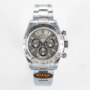 Daytona 126509 QF Gray Dial Crystal Marker on SS Bracelet SH4131 V6 (Gain Weight)
