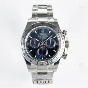 Daytona 126509 SS APSF Blue Dial Stick Markers on 904L SS Bracelet SH4131