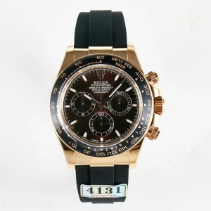 Daytona 126515 Gain Weight APSF Brown Dial Stick Markers on Oysterflex Strap SH4131