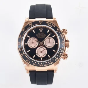 Daytona 126515 QF Black/RG Dial on Oysterflex Strap SH4131 V5
