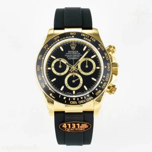 Daytona 126518 QF Black Dial on Oysterflex Strap SH4131 V6(Gain Weight)