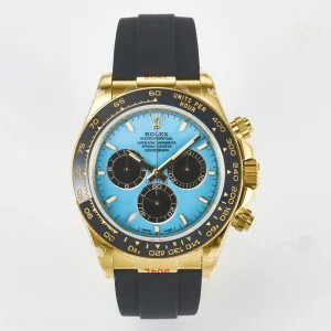 Daytona 126518 QF Tiffany Turquoise Blue Dial Sticks Markers on Oysterflex Strap SH4131 V6(Gain Weight)