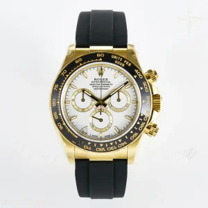Daytona 126518 QF White Dial on Oysterflex Strap QF4131 V10 (48 Hours Power Reserve)