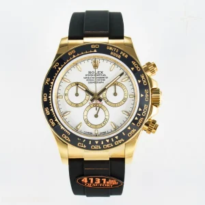Daytona 126518 QF White Dial on Oysterflex Strap SH4131 V6（Gain Weight）