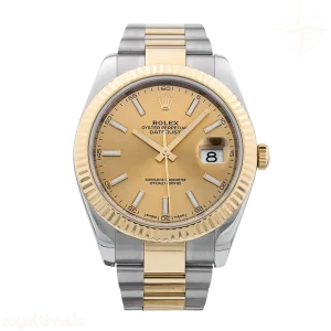 Datejust 126333 VF Yellow Gold and Stainless Steel Stick Markers on Oyster Bracelet DD3235