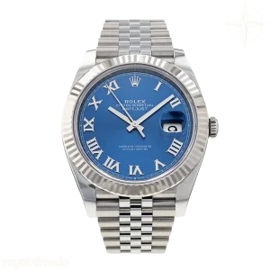 Datejust 126334 VF 904L Stainless Steel Blue Dial Roman Markers on Jubilee Bracelet DD3235