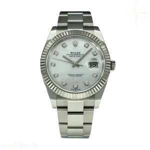 Datejust 126334 VF 904L Stainless Steel White Dial Mother of Pearl Dial on Oyster Bracelet DD3235