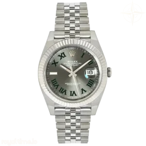 Datejust 126334 VF 904L Stainless Steel Wimbledon Dial Roman Markers on Jubilee Bracelet DD3235