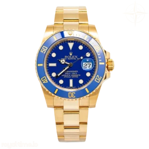 Submariner 116618LB VF 904L Stainless Steel Blue Dial on Yellow Gold Bracelet DD3135