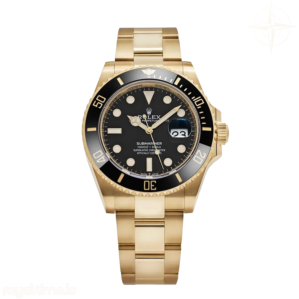 Submariner 126618LN VF 904L Stainless Steel Black Dial on Yellow Gold Bracelet DD3235