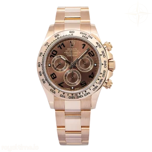 Cosmograph Daytona 116505 VF 904L SS Chocolate Dial on Rose Gold Bracelet DD4130