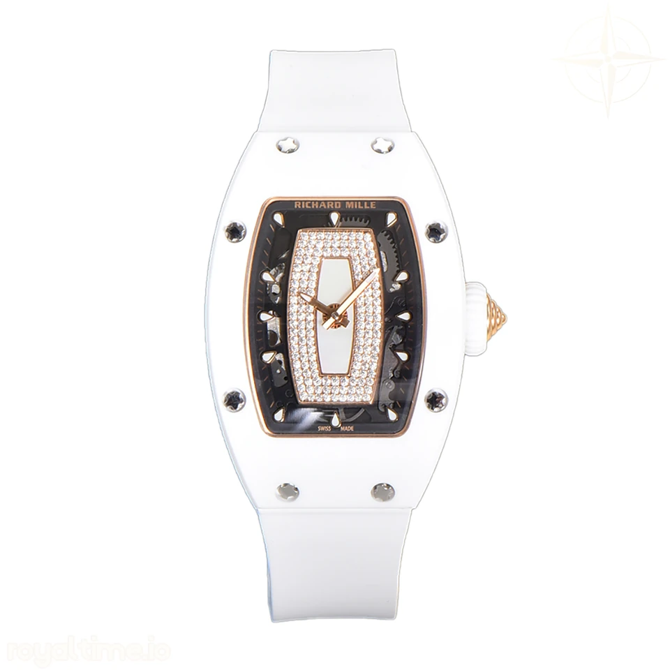 Richard Mille RM 007 Automatic Ladies White Ceramic White Lips