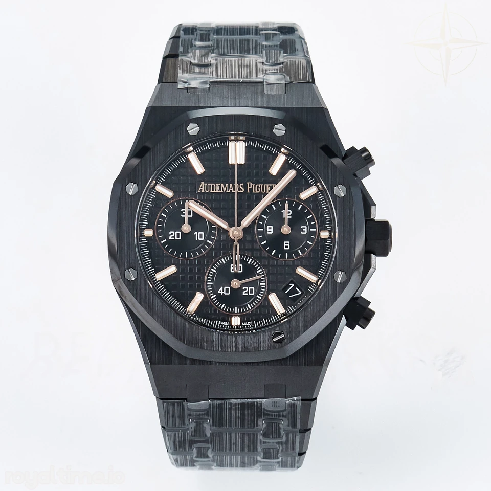 Audemars Piguet Royal Oak Chrono 26240 Black Ceramic APSF on Ceramic Bracelet SA4401