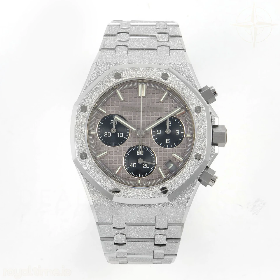 Audemars Piguet Royal Oak Chrono 26240 Frosted SS DDF Gray/Black Dial on SS Bracelet DD4401
