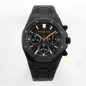 Audemars Piguet Royal Oak Chrono 26240 PVD DDSF Black Dial on PVD Bracelet DD4401