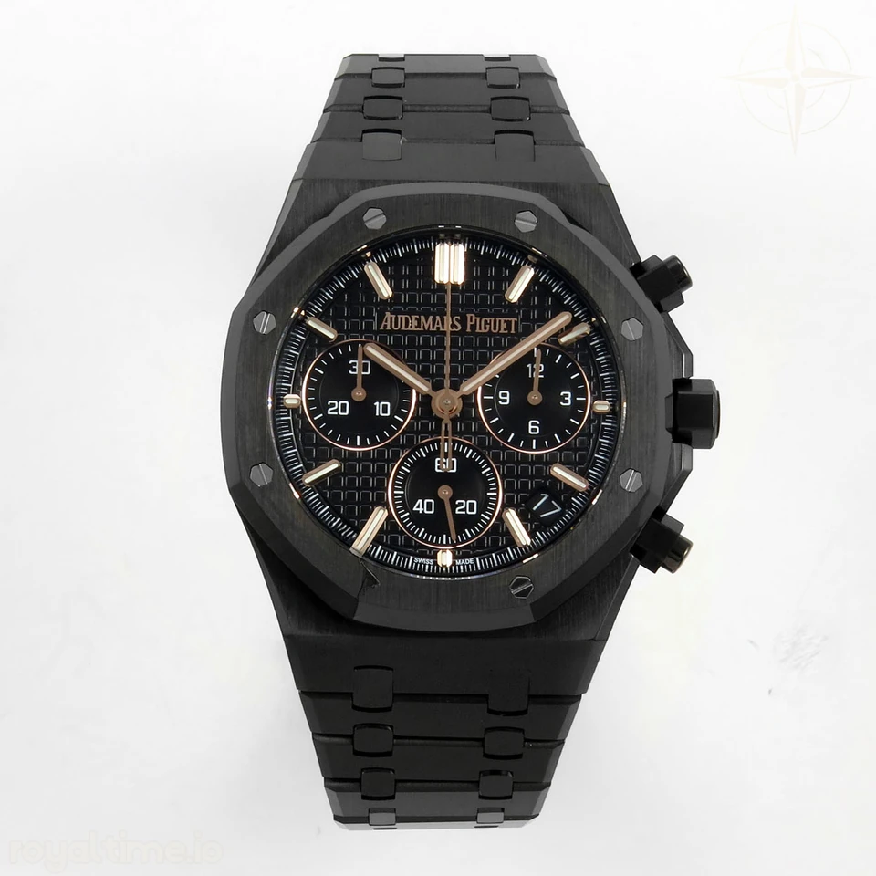 Audemars Piguet Royal Oak Chrono 26240 PVD DDSF Black Dial on PVD Bracelet DD4401