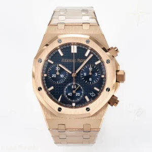 Audemars Piguet Royal Oak Chrono 26240 RG APSF Blue Dial on RG Bracelet SA4401