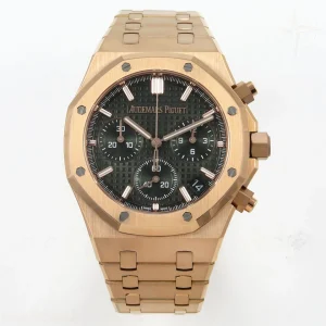 Audemars Piguet Royal Oak Chrono 26240 RG APSF Green Dial on RG Bracelet SA4401
