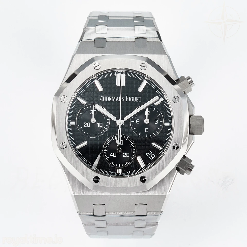 Audemars Piguet Royal Oak Chrono 26240 SS APSF Black Dial on SS Bracelet SA4401