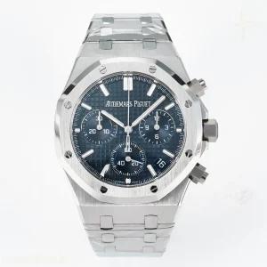 Audemars Piguet Royal Oak Chrono 26240 SS APSF Blue Dial on SS Bracelet SA4401