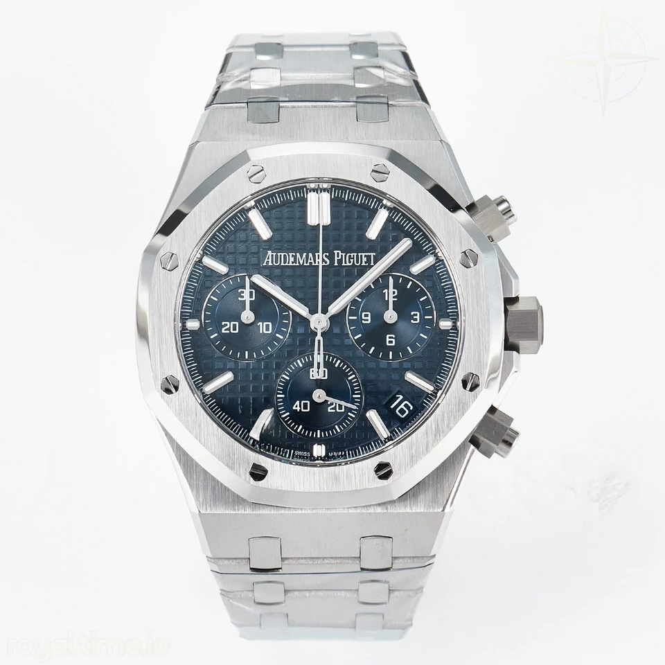 Audemars Piguet Royal Oak Chrono 26240 SS APSF Blue Dial on SS Bracelet SA4401